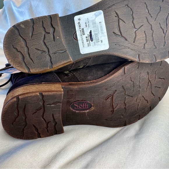 NWT Aqua Sofft Sharnell Charcoal Lace Up Boots Waterproof Western boho Sz6 Rodeo - Picture 12 of 14